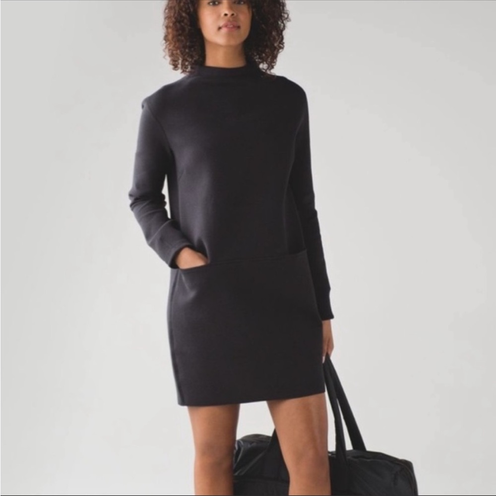 Lululemon Black Scuba Dress Size 4 - Gem